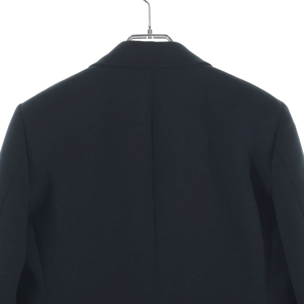 Gucci Calf Label Gold Button Peaked Lapel Tailored Jacket Black — view 4