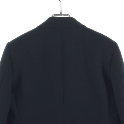 Gucci Calf Label Gold Button Peaked Lapel Tailored Jacket Black — view 4