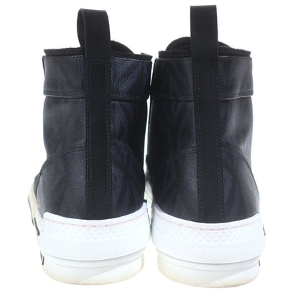 Dior League High Top Sneakers Black White — view 3