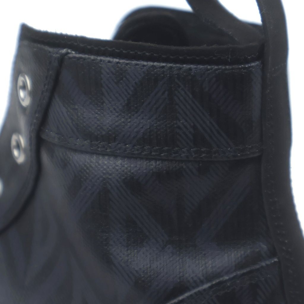 Dior League High Top Sneakers Black White — view 6