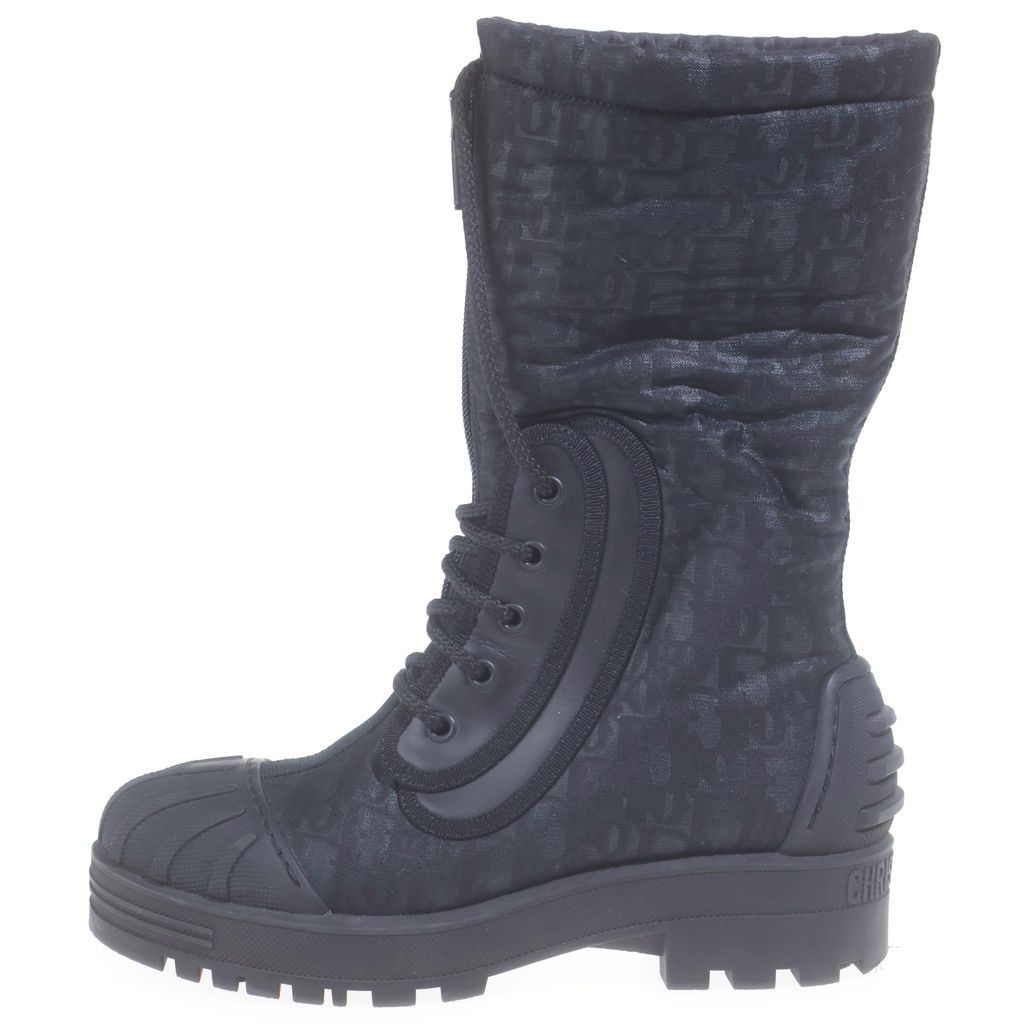 Dior Quake Nylon Boots Oblique Black