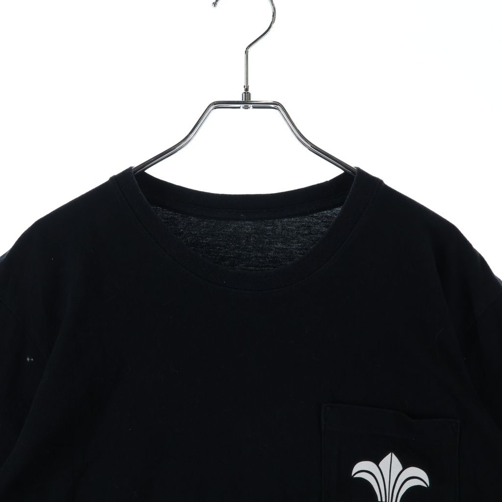 Chrome Hearts BS Flare Print Crew Neck Short Sleeve Pocket T-Shirt Black — view 3
