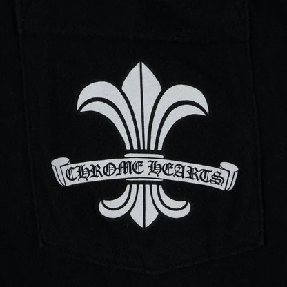 Chrome Hearts BS Flare Print Crew Neck Short Sleeve Pocket T-Shirt Black — view 4