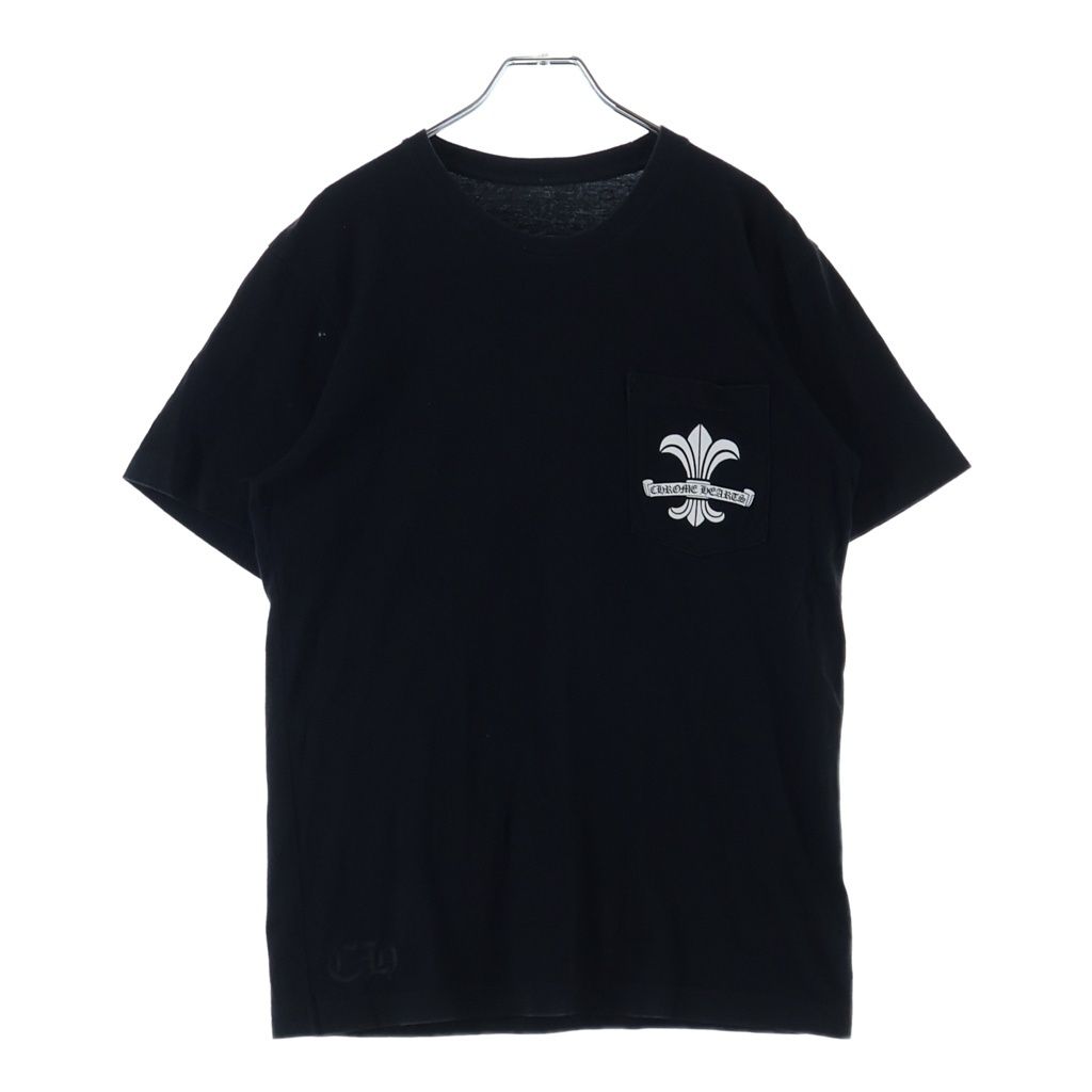 Chrome Hearts BS Flare Print Crew Neck Short Sleeve Pocket T-Shirt Black — view 2