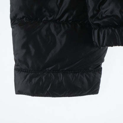 Moncler Acorus Shoulder Logo Patch Zip Up Jacket Black — view 6