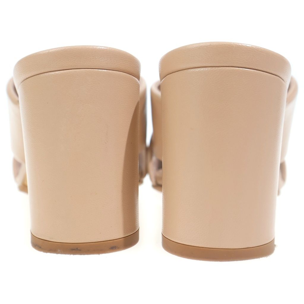 Saint Laurent Paris Mules Beige — view 3
