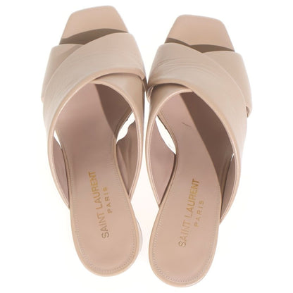 Saint Laurent Paris Mules Beige — view 4