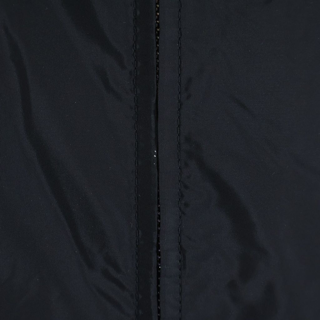 Prada Sports Triangle Logo Plate Hooded Nylon Jacket Black — view 5