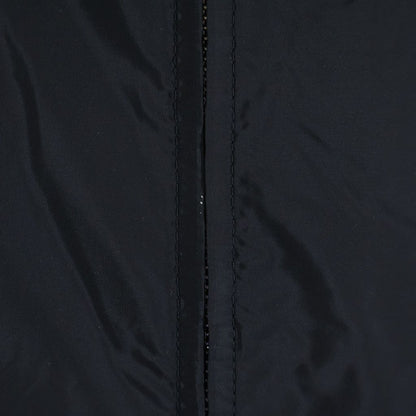 Prada Sports Triangle Logo Plate Hooded Nylon Jacket Black — view 5