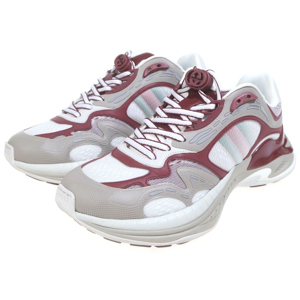 Gucci 2.0 Interlocking Low Cut Sneakers Gray Wine — view 2