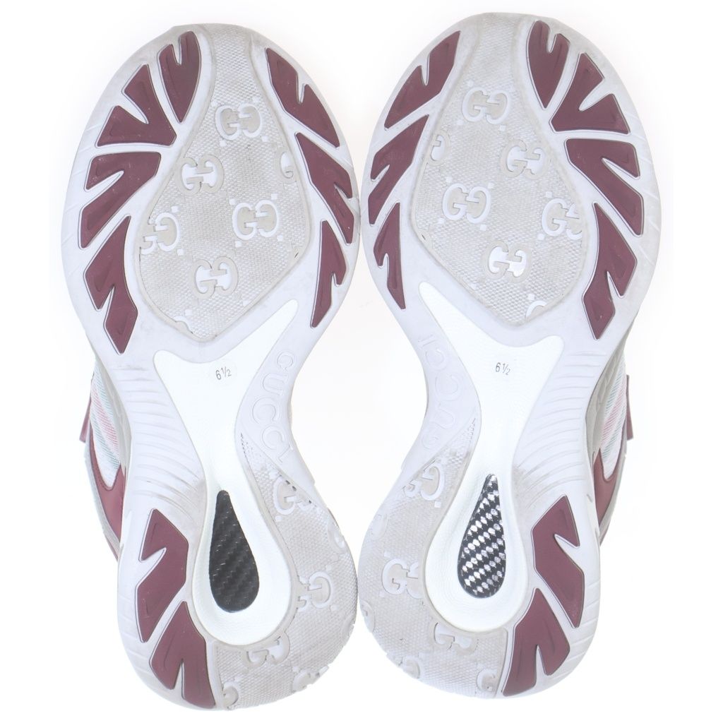 Gucci 2.0 Interlocking Low Cut Sneakers Gray Wine — view 5