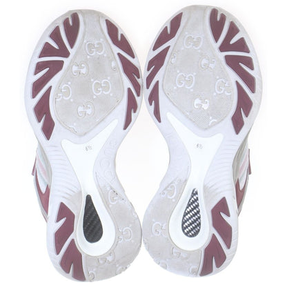 Gucci 2.0 Interlocking Low Cut Sneakers Gray Wine — view 5