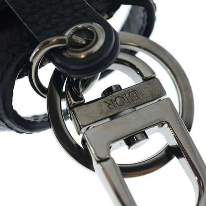 Dior Bobby Air Tag Oblique Dog Motif Key Holder Black Navy — view 5