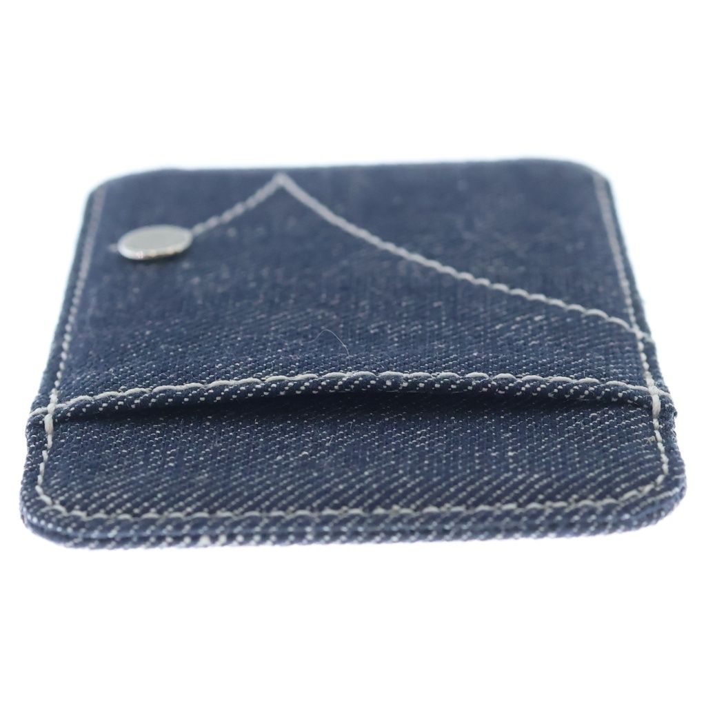 Hermes Mag Face Emain Lebon Denim Card Case Indigo — view 5