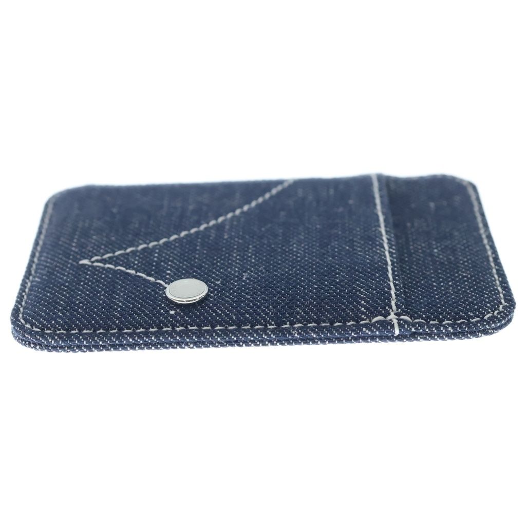 Hermes Mag Face Emain Lebon Denim Card Case Indigo — view 3