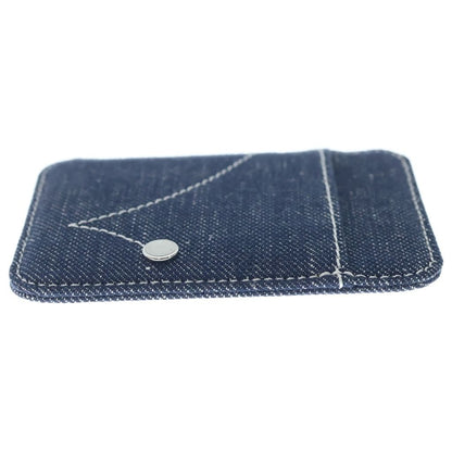 Hermes Mag Face Emain Lebon Denim Card Case Indigo — view 3