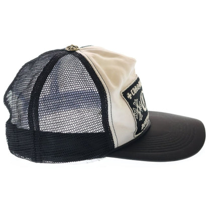 Chrome Hearts Vintage Trucker Cap ludo Patch Mesh Trackkhaki Cap Hat Black White — view 3