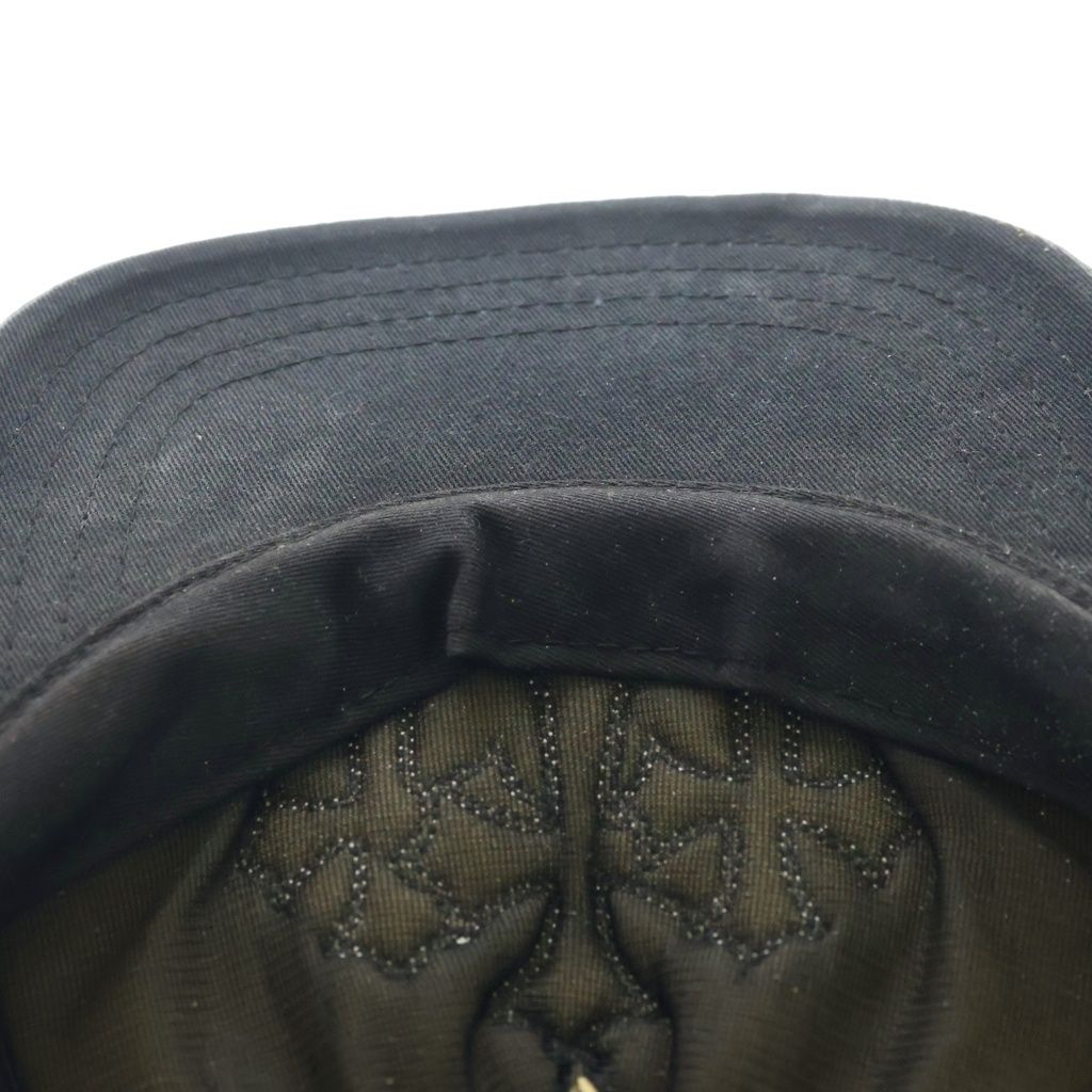 Chrome Hearts Trucker Cap Truck Khaki Cap 3 Semetary Leather Patch Mesh Cap — view 7