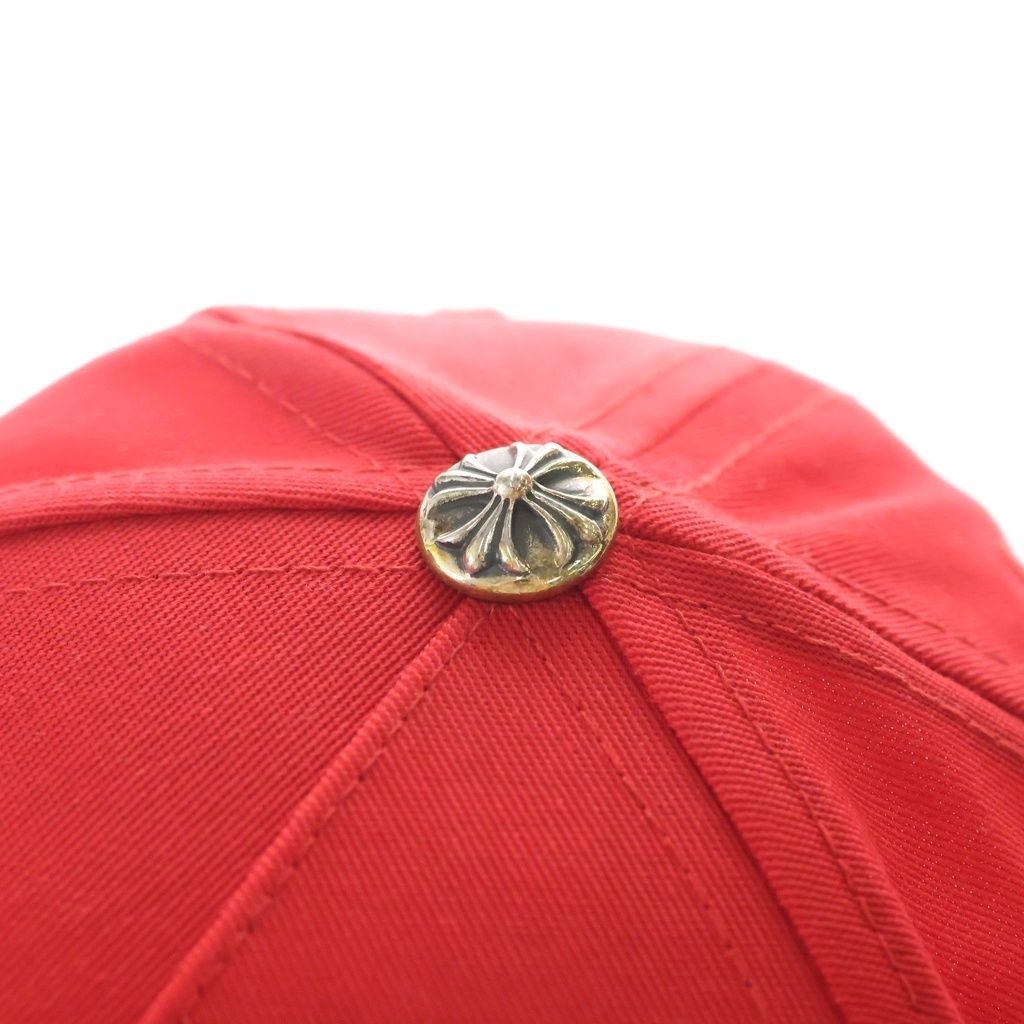 Chrome Hearts CH Baseball Trucker Cap Truck Khaki Cap Hat Red Yellow — view 5
