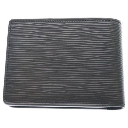 Louis Vuitton Epi Portefeuille Multiple Compact Wallet Bifold Black — view 2