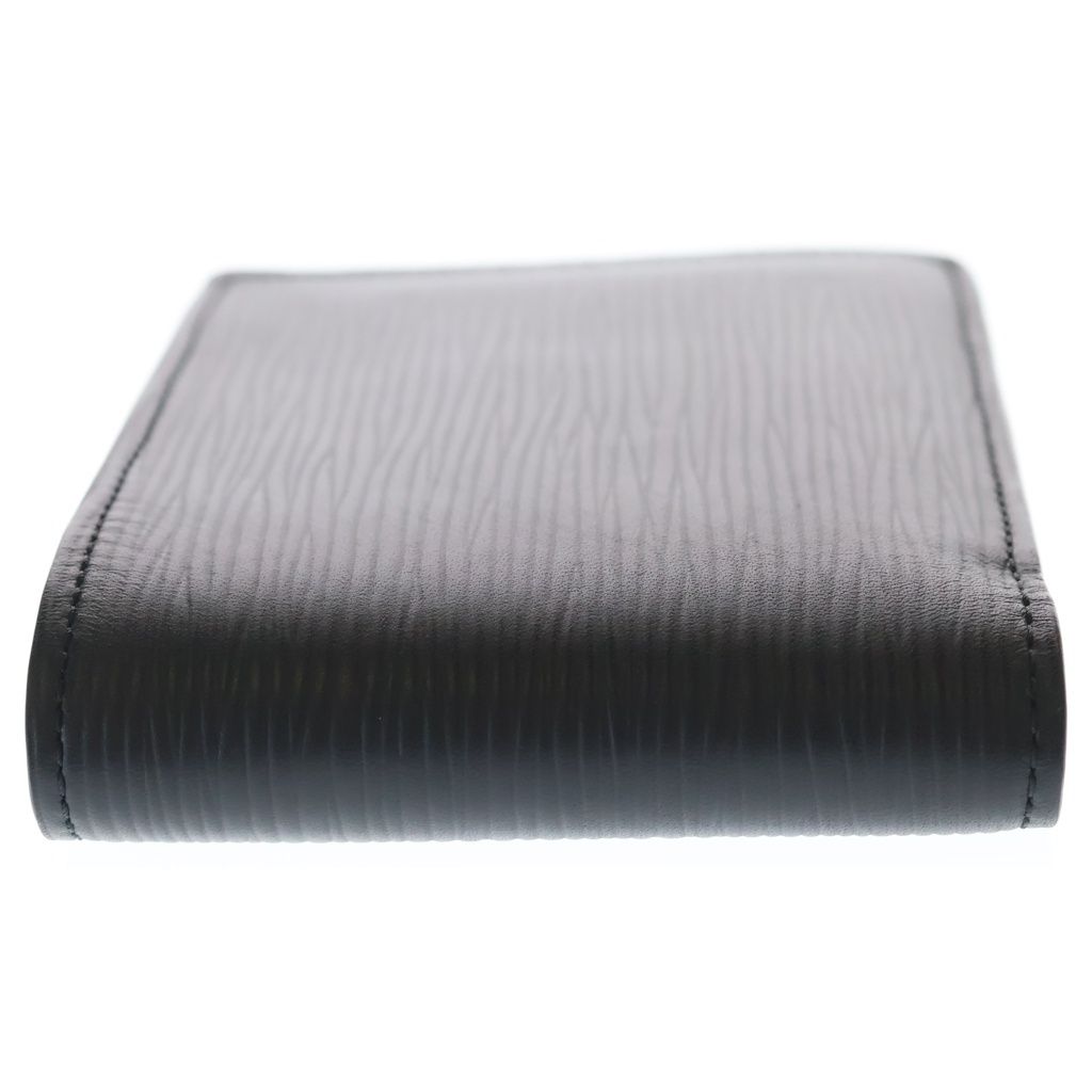 Louis Vuitton Epi Portefeuille Multiple Compact Wallet Bifold Black — view 3