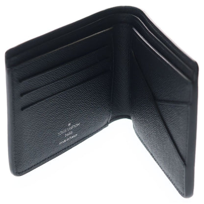 Louis Vuitton Epi Portefeuille Multiple Compact Wallet Bifold Black — view 4