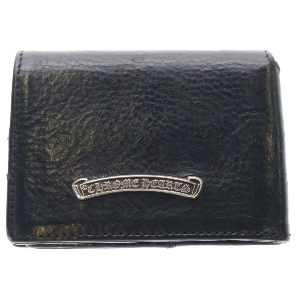 Chrome Hearts Card Case Wallet Black