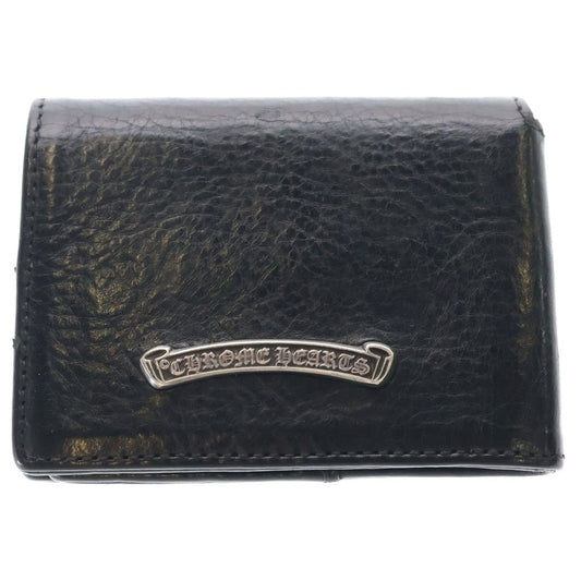 Chrome Hearts Card Case Wallet Black