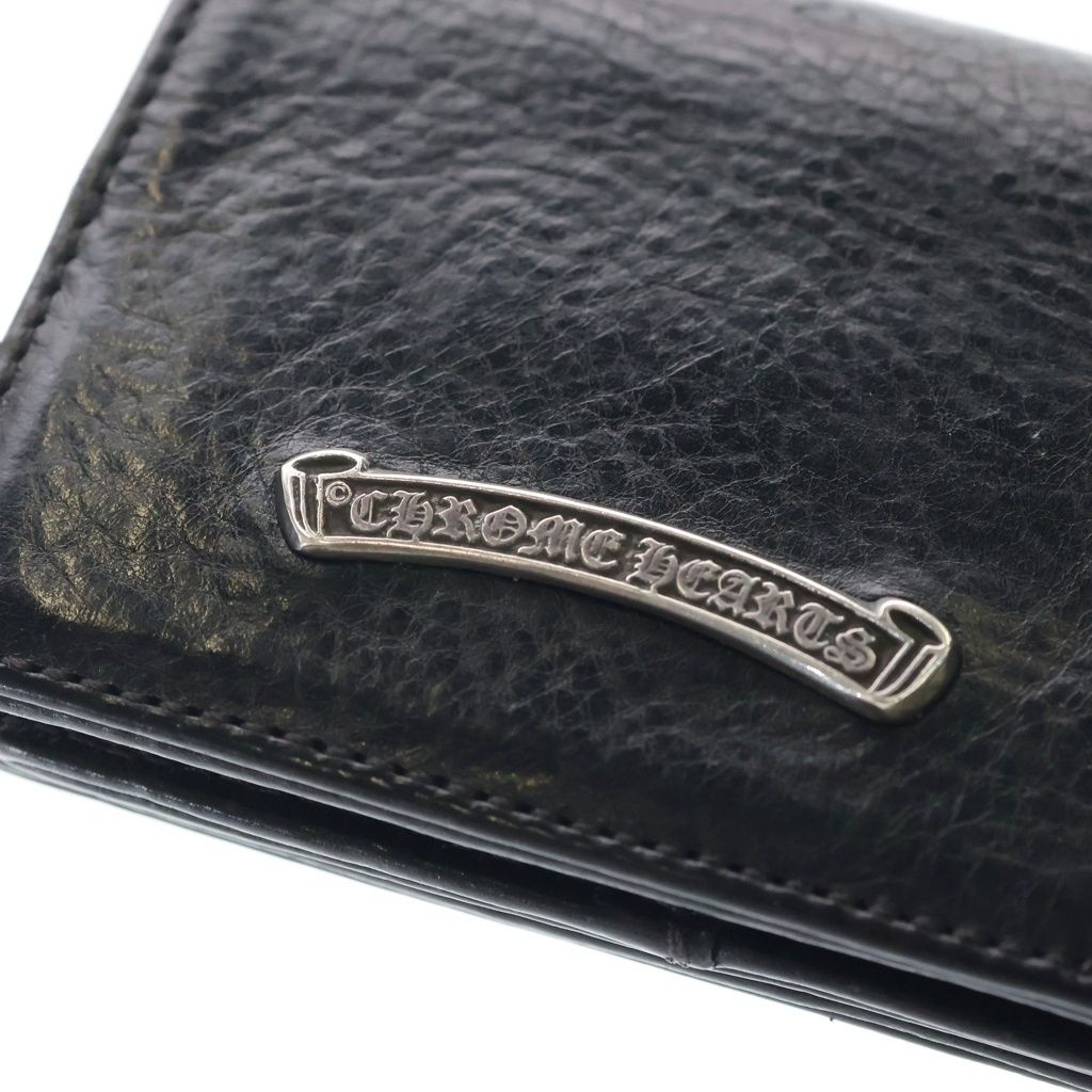 Chrome Hearts Card Case Wallet Black — view 5