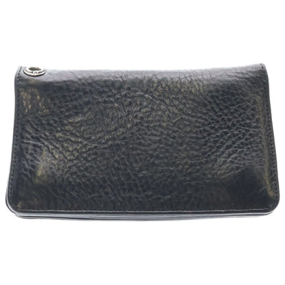 Chrome Hearts Cross Ball Button Leather Wallet Snake Black — view 2