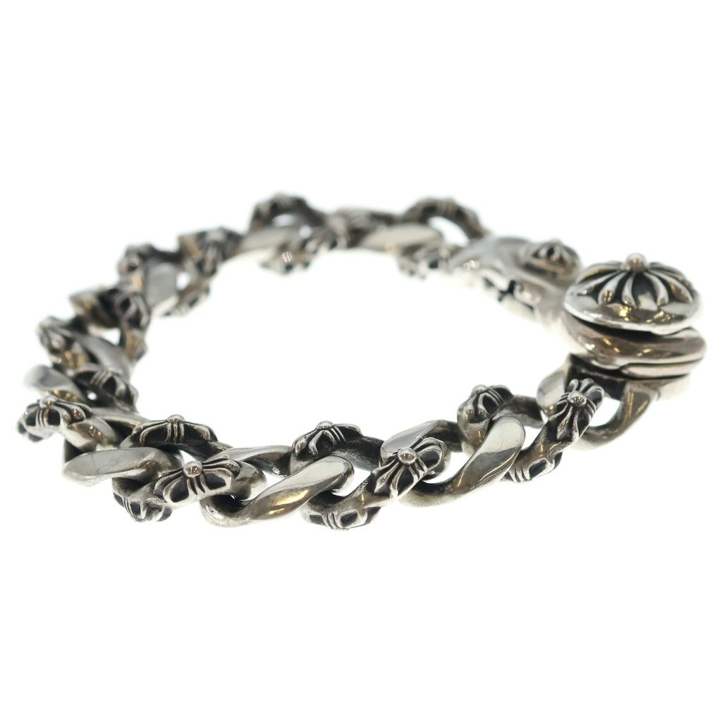 Chrome Hearts Fncy Chn Lnk Fancy Link Clip Bracelet 13 Links Silver — view 3