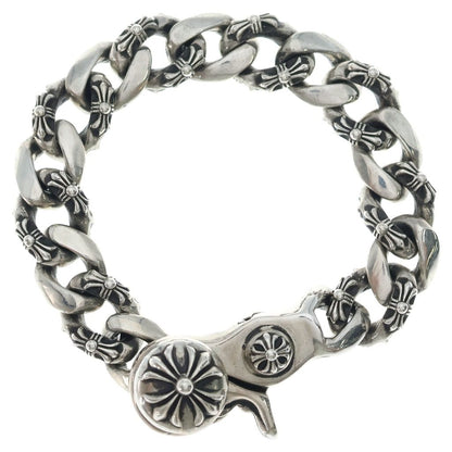 Chrome Hearts Fncy Chn Lnk Fancy Link Clip Bracelet 13 Links Silver