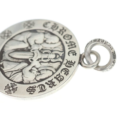 Chrome Hearts Chrm Angl Mdl LG Large Angel Medal Pendant Silver