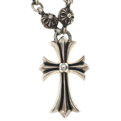 Chrome Hearts 1 Crsbl Chn Sml CH Crs Cross Ball Chain Small CH Necklace Silver — view 3