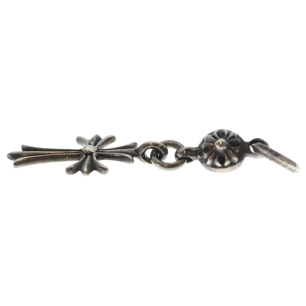 Chrome Hearts Tny CH Crs 1 Ball Tiny CH Cross Charm Pendant Silver — view 3