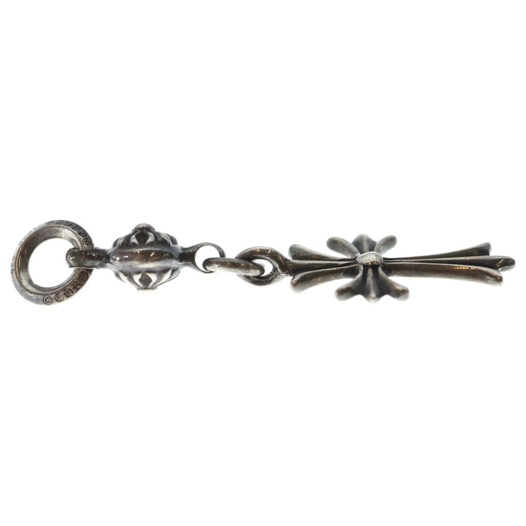 Chrome Hearts Tny CH Crs 1 Ball Tiny CH Cross Charm Pendant Silver — view 4