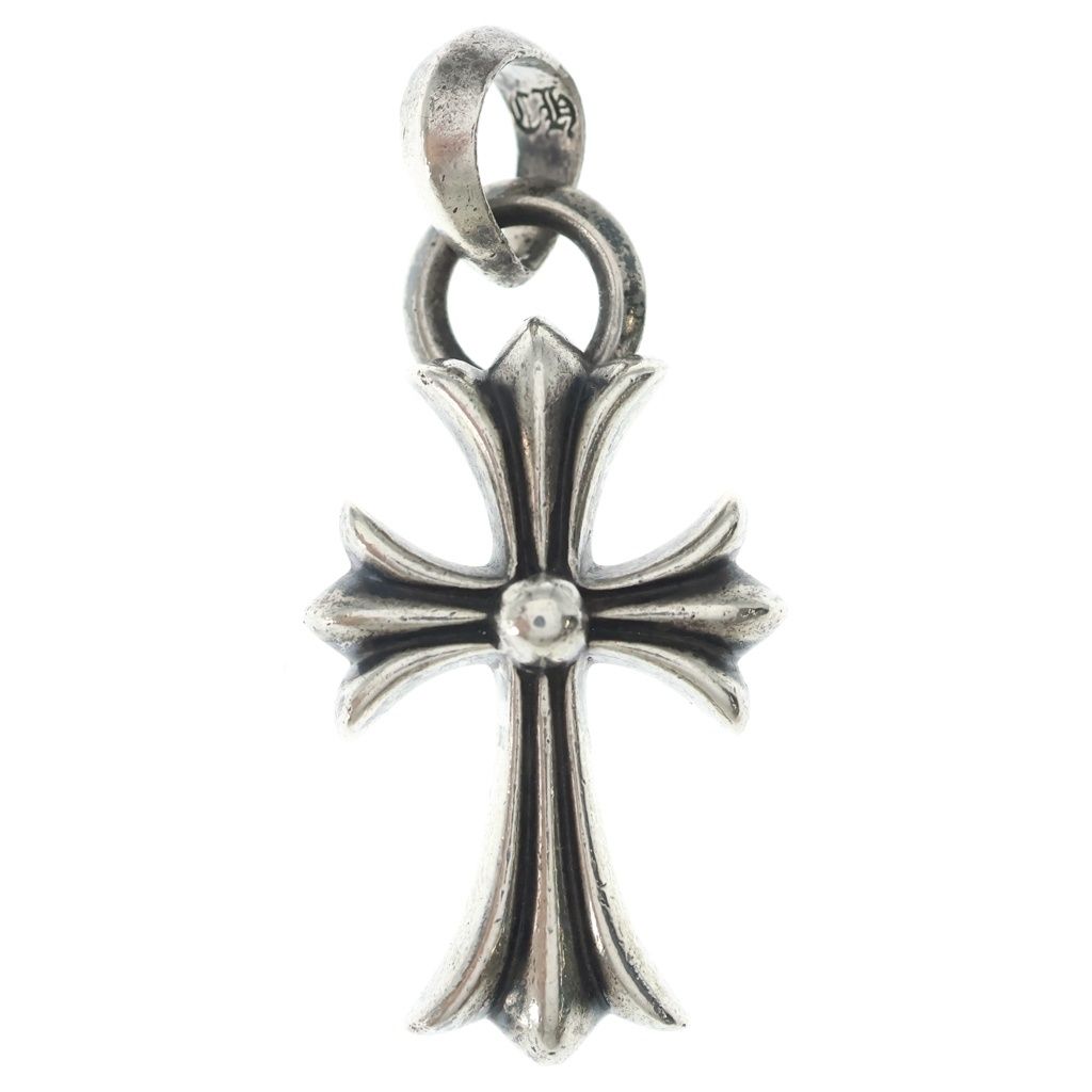 Chrome Hearts CH Crs Sml Bale Small CH Cross Pendant Silver