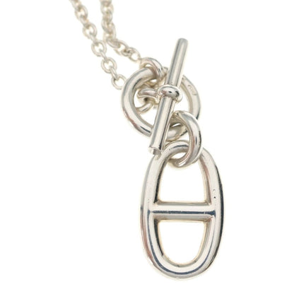 Hermes Chaine D'ancre Amulet Necklace Silver — view 3