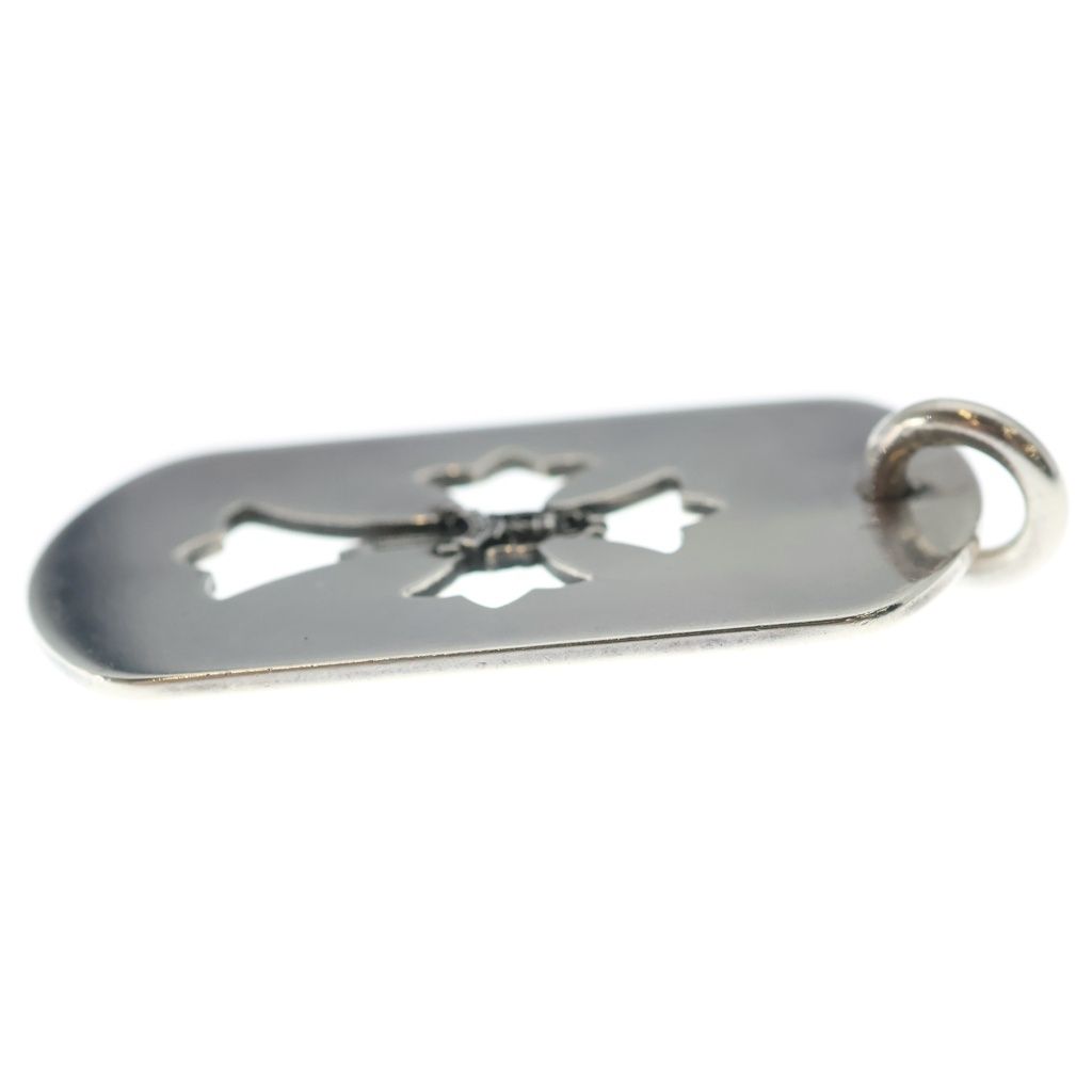 Chrome Hearts D Tag Lrg Cross Dagg Cutout Dagger Large Dog Tag Pendant Silver — view 3