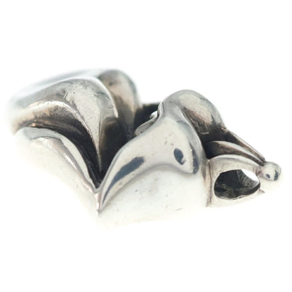 Chrome Hearts Lips Tongue Charm Lip and Tan Silver Pendant — view 6