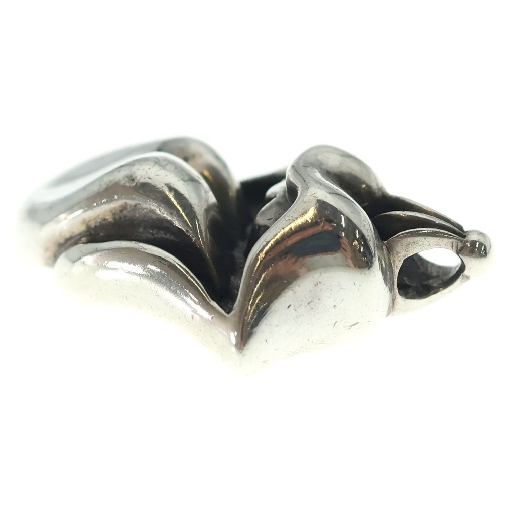 Chrome Hearts Lips Tongue Charm Lip and Tan Silver Pendant — view 3