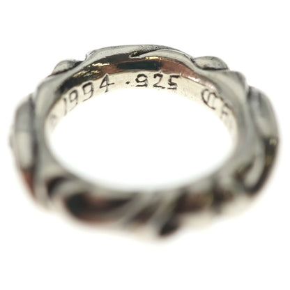 Chrome Hearts Scrl Band Scroll Ring Silver — view 6