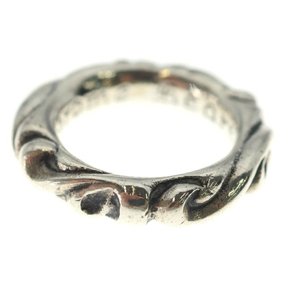 Chrome Hearts Scrl Band Scroll Ring Silver