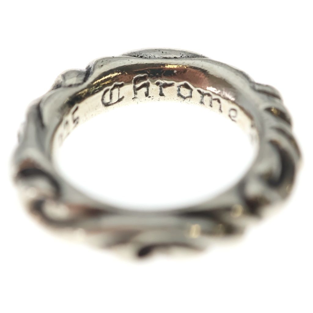 Chrome Hearts Scrl Band Scroll Ring Silver — view 5