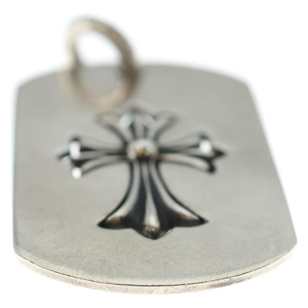 Chrome Hearts D Tag Lrg Cross Dagg Cutout Large Pendant Silver — view 5
