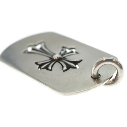 Chrome Hearts D Tag Lrg Cross Dagg Cutout Large Pendant Silver — view 6