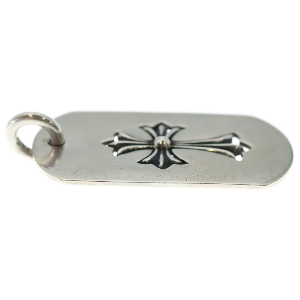 Chrome Hearts D Tag Lrg Cross Dagg Cutout Large Pendant Silver — view 4