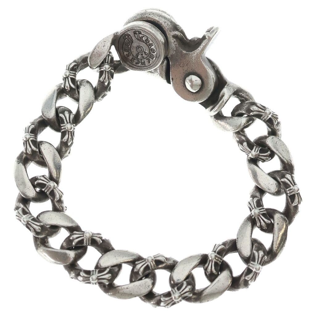Chrome Hearts Fncy Chn Lnk Fancy Link Clip Bracelet 15 Links Silver — view 2