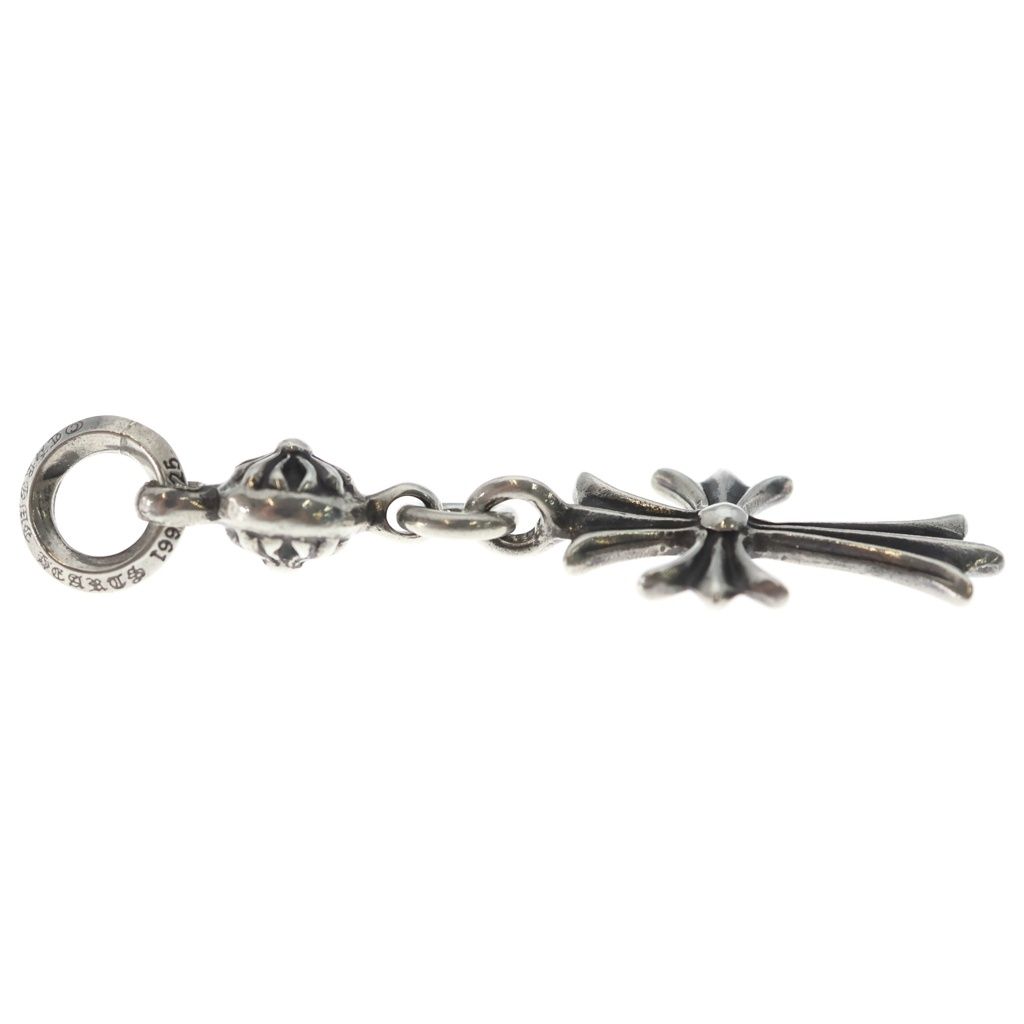 Chrome Hearts Tny CH Crs 1 Ball Tiny CH Cross Charm Pendant Silver — view 4