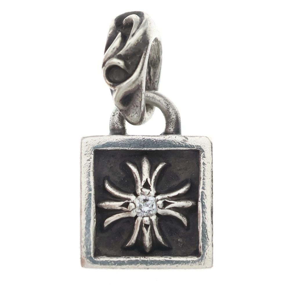 Chrome Hearts Framed CH Plus Pendant Silver